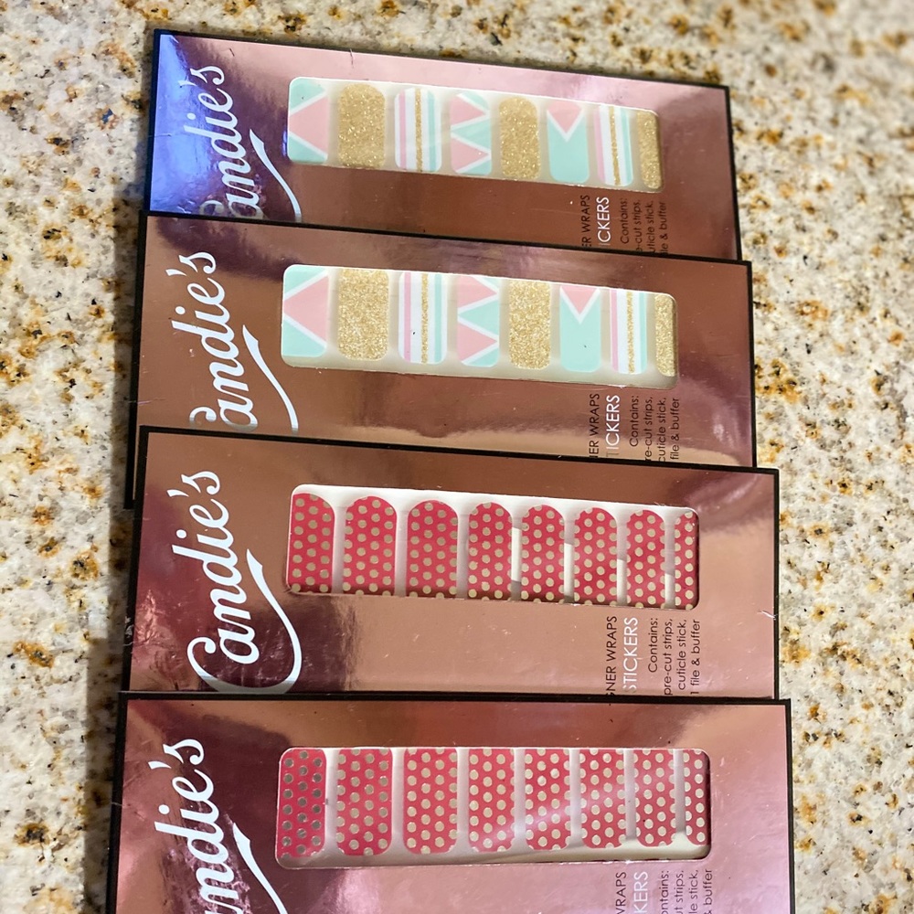 Designer wraps nail stickers